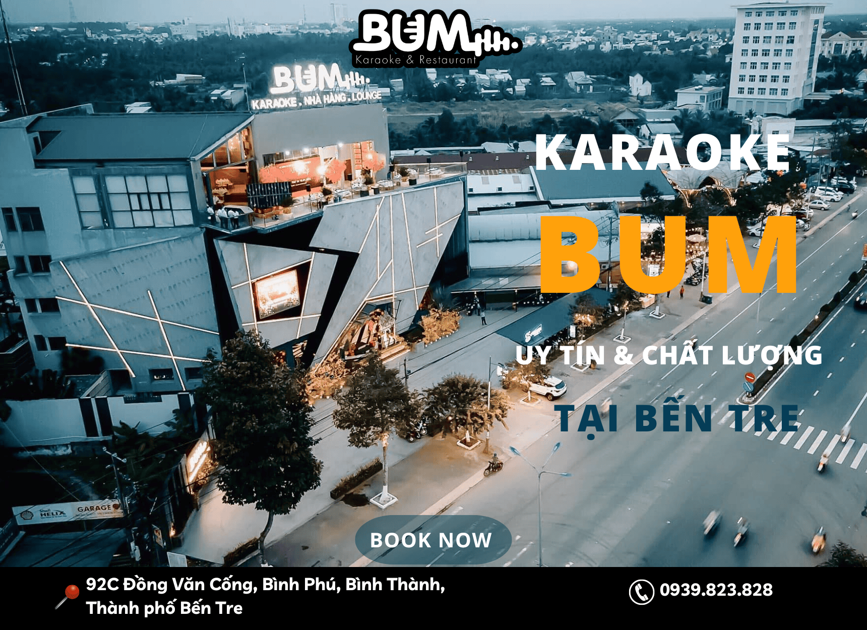 Karaoke Bum quán karaoke uy tín chất lượng tại Bến Tre